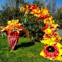 Ростовые цветы. Осенний декор. Хохлома