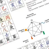 Определение структуры карты Ба Цзы и полезных стихий