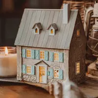 МК по созданию домика Прованс из картона