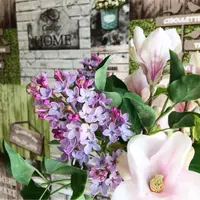 Сирень из холодного фарфора