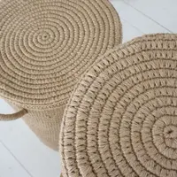 Интерьерная корзина с крышкой