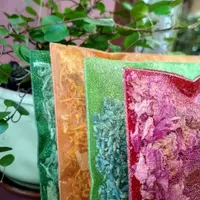 Создание ароматического саше из органзы в технике выжигания по ткани