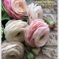 Ранункулюс из холодного фарфора