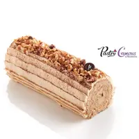 Кофейно-ореховый рулет