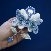 Каркасный цветок