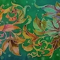 Шаблоны для батика: шарфы и палантины