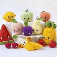 Вязаные игрушки: Фрукты