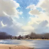 Пейзаж с облаками