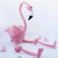 Розовый большой Фламинго