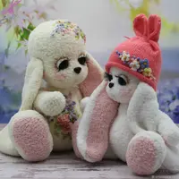 Мастер-класс Зайка Мелисса. Спицы