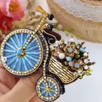 Мастер-класс по изготовлению броши Велосипед