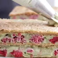 Фисташковый торт-мороженое