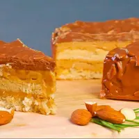 Шведский миндальный торт