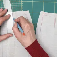 Корректировка выкроек поясных изделий: юбка