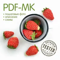 Реалистичная клубника крючком