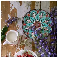 Мастер-класс по росписи декоративной тарелки с орнаментом "Свободная мандала"