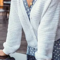 Кардиган крючком "Николь"