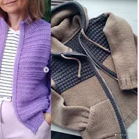 Расчет и вязание бомбера и толстовки