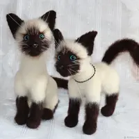 Мастер-класс "Сиамские коты"