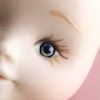 Лепка глаз куколки из полимерной глины