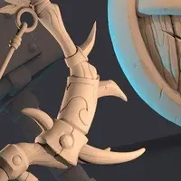 Стилизованное оружие в Zbrush