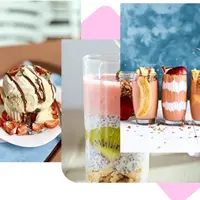 Сборник мороженого и смузи