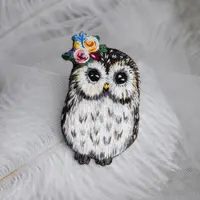 Брошь Совёнок