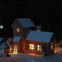 Зимний домик