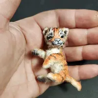 Миниатюра на основе вязанных элементов. 3-й модуль