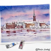 Заснеженная зима