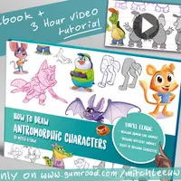 How to draw anthropomorphic characters - Как рисовать антропоморфных персонажей