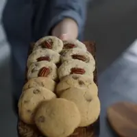 Миндальное и шоколадное печенье