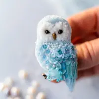 Мастер-класс Брошь Совёнок