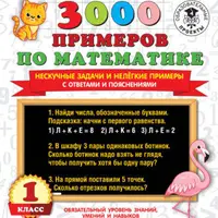 3000 примеров по математике. Нескучные задачи и нелегкие примеры. 1-4 класс
