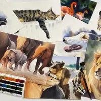 Анималистика акварелью