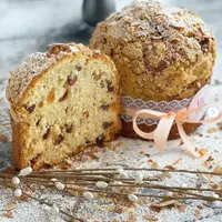 Творожно-миндальный бездрожжевой кулич