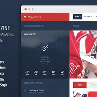 Многоцелевой новостной журнал Nillnews для WordPress