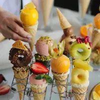 Чизкейки в вафельном рожке