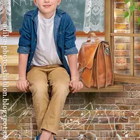 Школьный фотошаблон в PSD "Ура каникулы!"