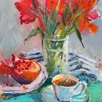 Цветы и гранаты