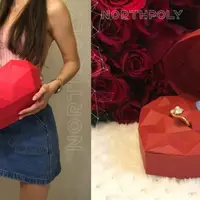 Половинка сердца + Коробочка в форме сердца-2