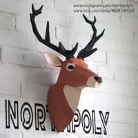 Голова оленя №1