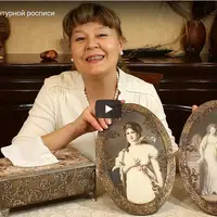 Разнообразие контурной росписи