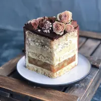 Торт «Груша - голубой сыр»