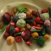 Лепка овощей