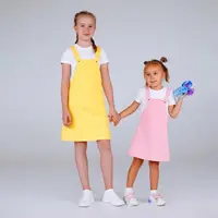 Сарафан из футера для девочек