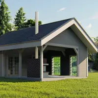 Проект беседки 6х8, 48м2