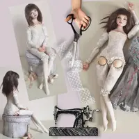 Выкройка подвижного тела с бедренными шарнирами