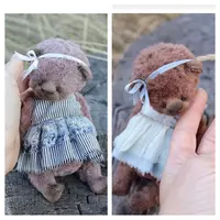 Выкройка медведя 16 см