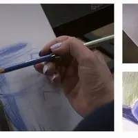 Цветные карандаши. Начало